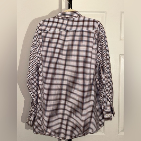 Tommy Hilfiger Custom Fit Blue Long Sleeve Button Down Men’s 17 1/2 - Picture 4 of 10